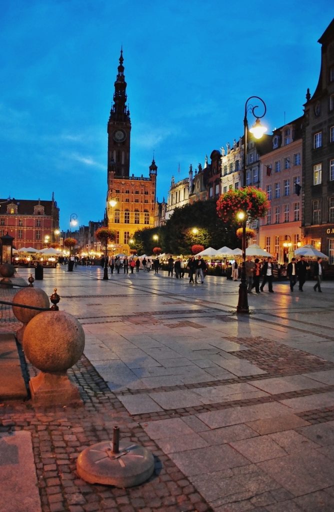 Historická místa v Gdaňsku, Długi Targ i Ratusz Głównego Miasta