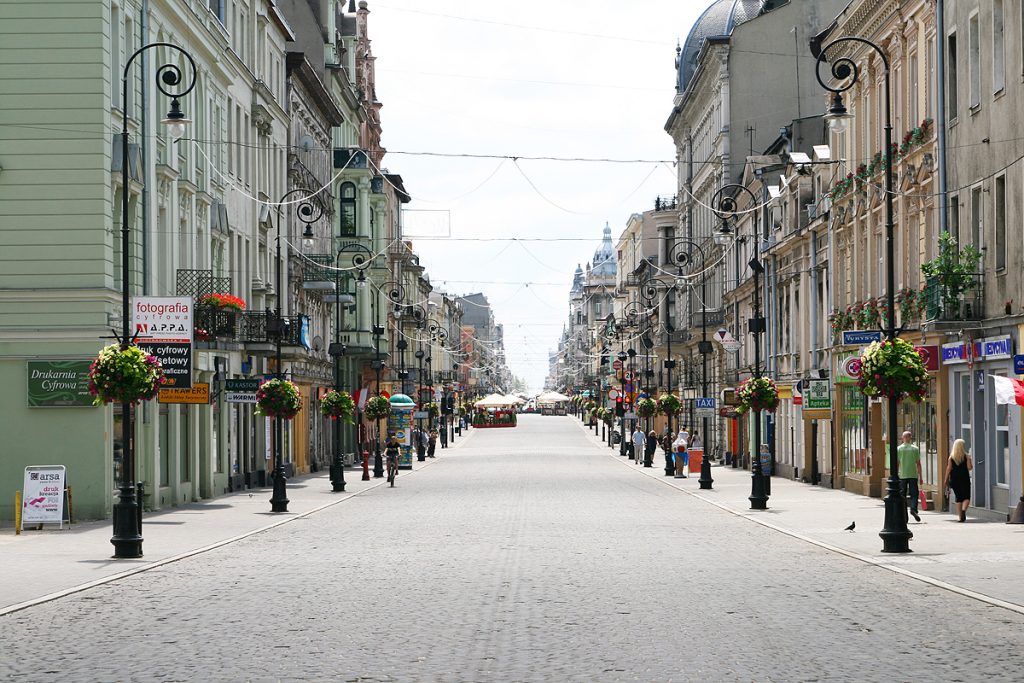 Piotrkowska ulica Lodž